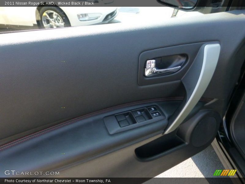 Wicked Black / Black 2011 Nissan Rogue SL AWD