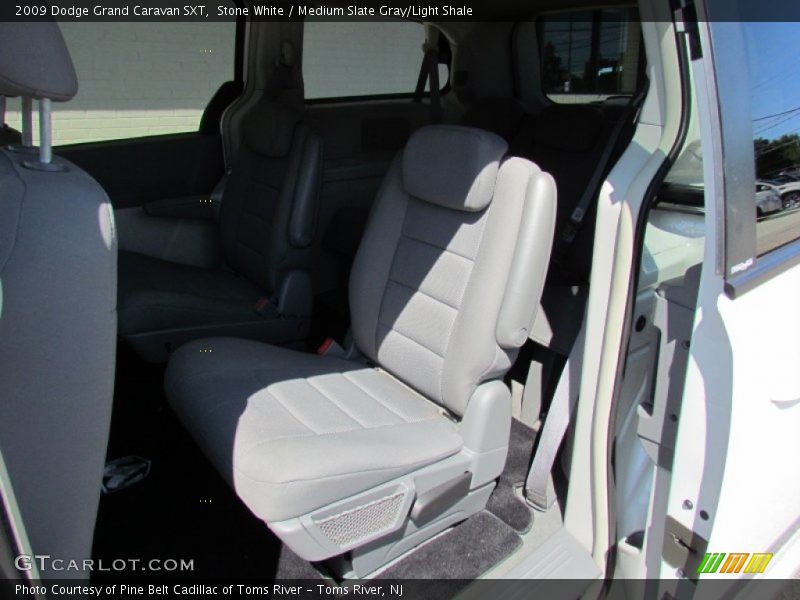 Stone White / Medium Slate Gray/Light Shale 2009 Dodge Grand Caravan SXT
