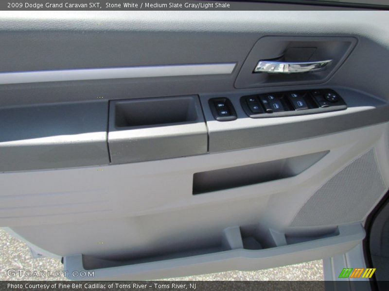 Stone White / Medium Slate Gray/Light Shale 2009 Dodge Grand Caravan SXT