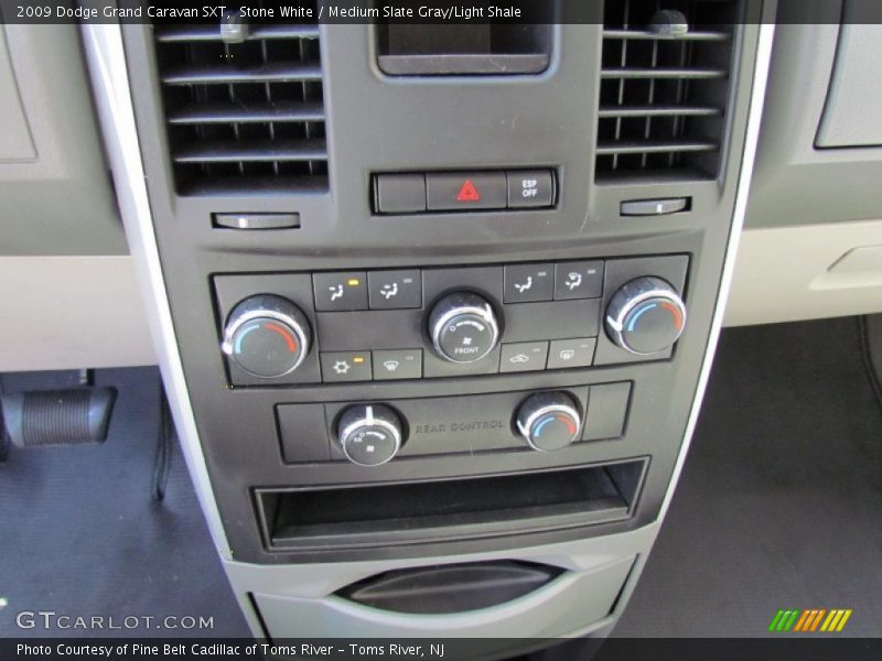 Stone White / Medium Slate Gray/Light Shale 2009 Dodge Grand Caravan SXT
