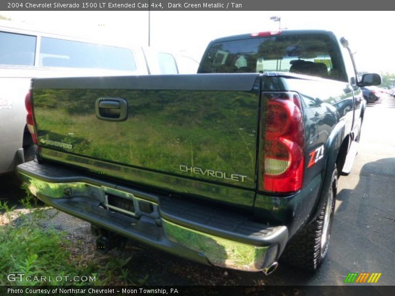 Dark Green Metallic / Tan 2004 Chevrolet Silverado 1500 LT Extended Cab 4x4