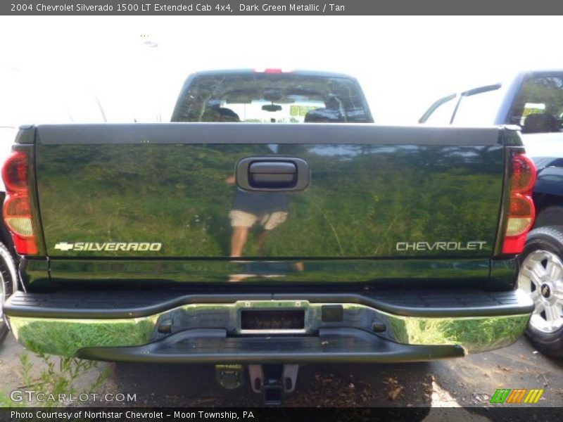 Dark Green Metallic / Tan 2004 Chevrolet Silverado 1500 LT Extended Cab 4x4