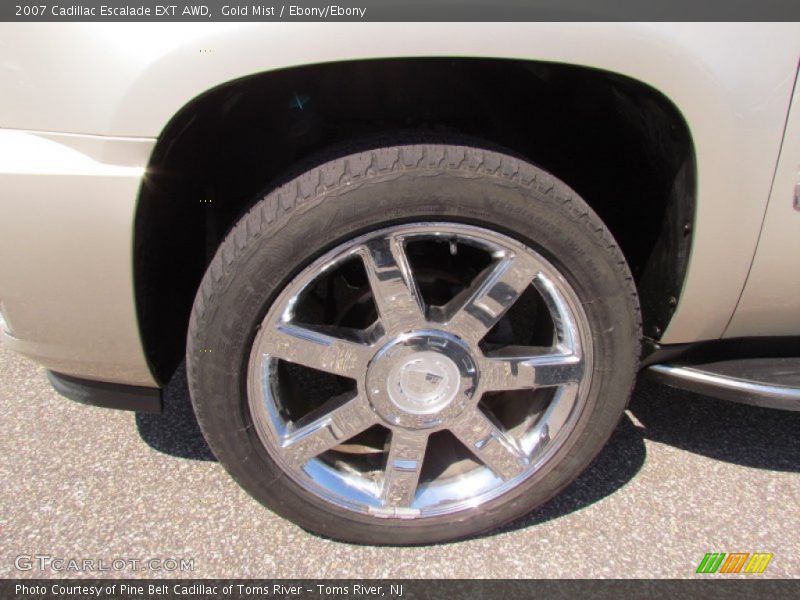 Gold Mist / Ebony/Ebony 2007 Cadillac Escalade EXT AWD