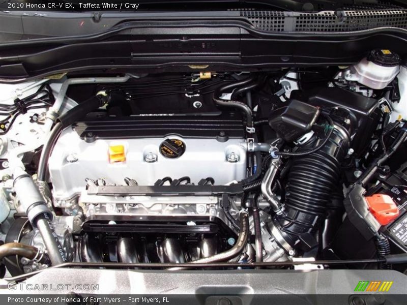 Taffeta White / Gray 2010 Honda CR-V EX