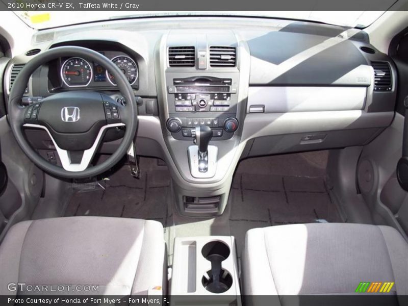 Taffeta White / Gray 2010 Honda CR-V EX
