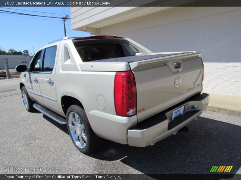 Gold Mist / Ebony/Ebony 2007 Cadillac Escalade EXT AWD