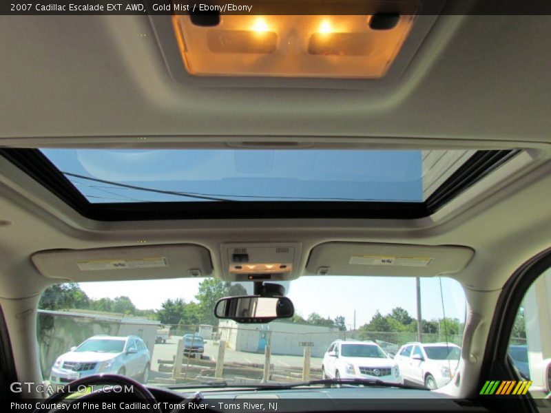 Gold Mist / Ebony/Ebony 2007 Cadillac Escalade EXT AWD