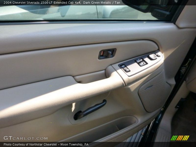 Dark Green Metallic / Tan 2004 Chevrolet Silverado 1500 LT Extended Cab 4x4