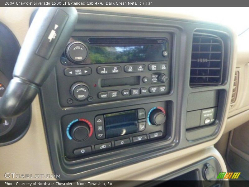 Dark Green Metallic / Tan 2004 Chevrolet Silverado 1500 LT Extended Cab 4x4