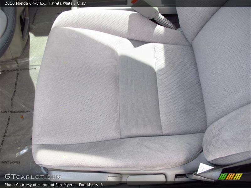 Taffeta White / Gray 2010 Honda CR-V EX