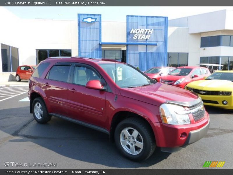 Salsa Red Metallic / Light Gray 2006 Chevrolet Equinox LT