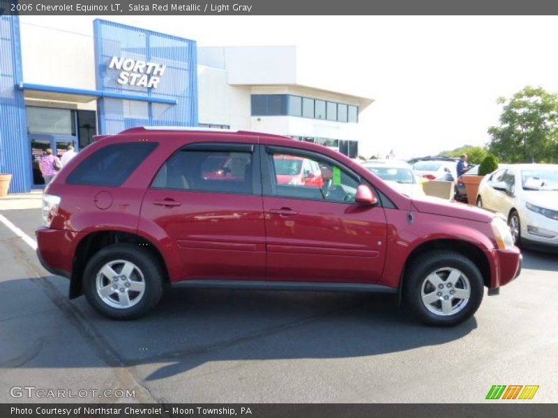 Salsa Red Metallic / Light Gray 2006 Chevrolet Equinox LT