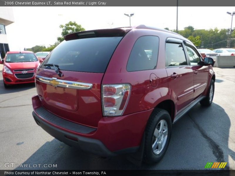 Salsa Red Metallic / Light Gray 2006 Chevrolet Equinox LT