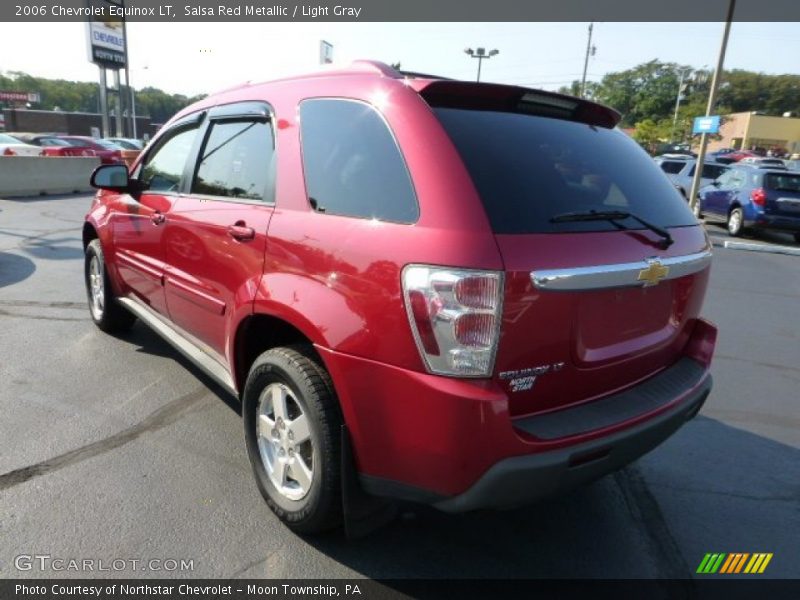 Salsa Red Metallic / Light Gray 2006 Chevrolet Equinox LT