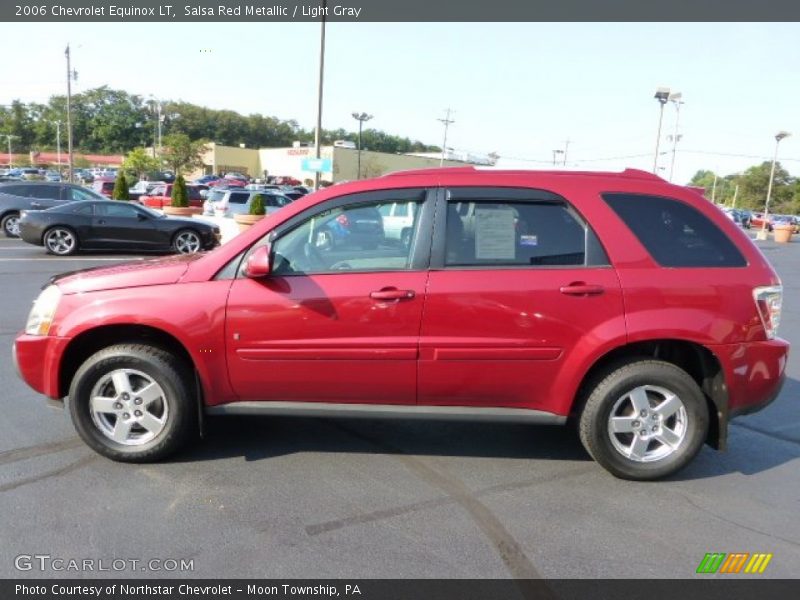 Salsa Red Metallic / Light Gray 2006 Chevrolet Equinox LT