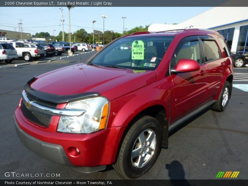 Salsa Red Metallic / Light Gray 2006 Chevrolet Equinox LT