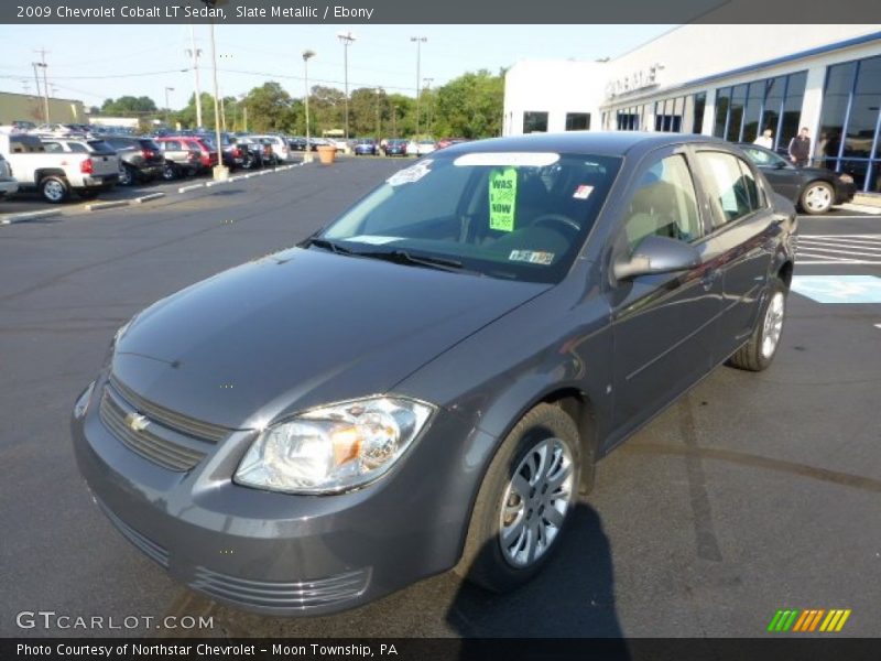 Slate Metallic / Ebony 2009 Chevrolet Cobalt LT Sedan