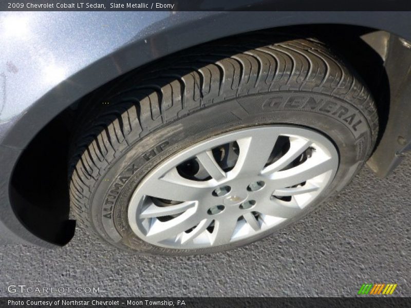 Slate Metallic / Ebony 2009 Chevrolet Cobalt LT Sedan