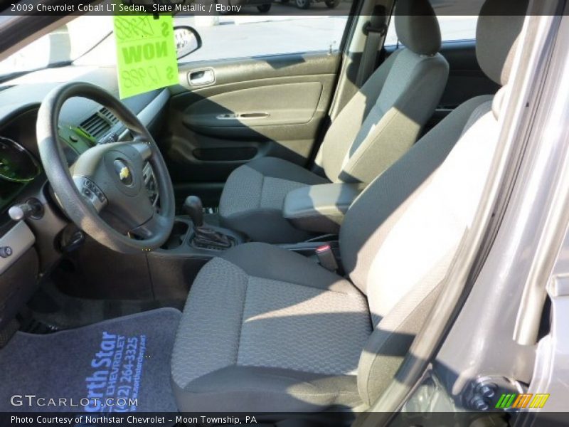 Slate Metallic / Ebony 2009 Chevrolet Cobalt LT Sedan