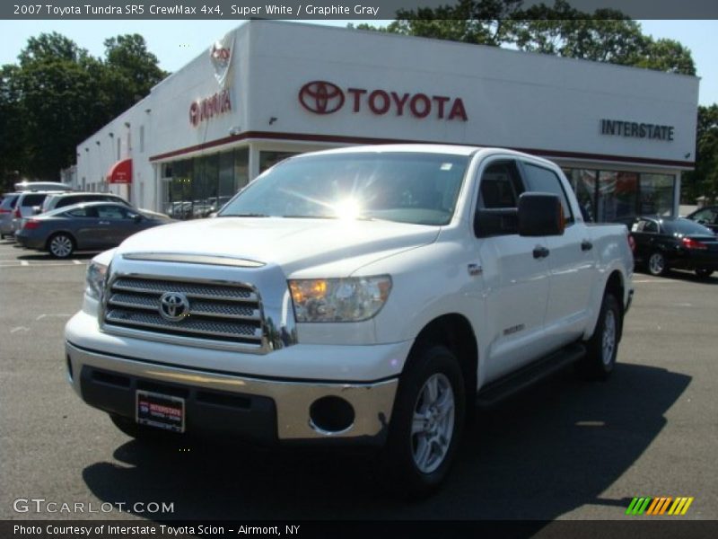 Super White / Graphite Gray 2007 Toyota Tundra SR5 CrewMax 4x4