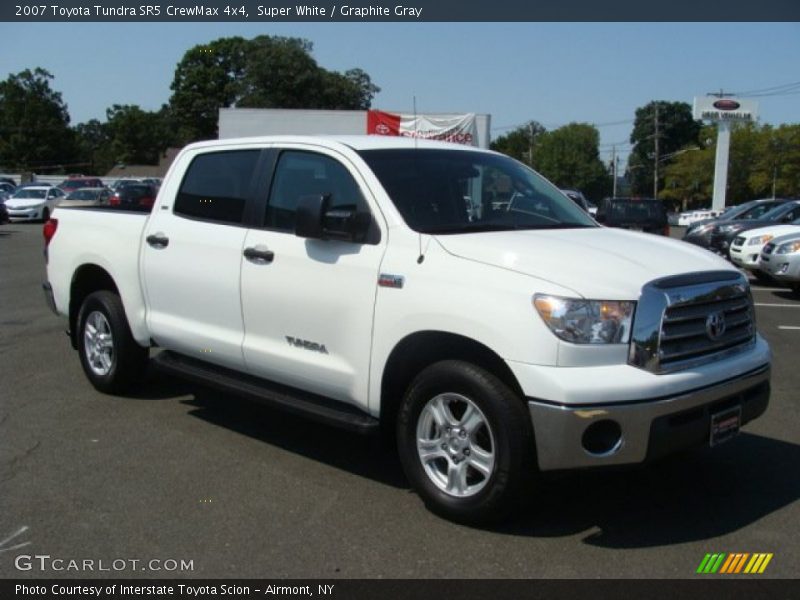 Super White / Graphite Gray 2007 Toyota Tundra SR5 CrewMax 4x4