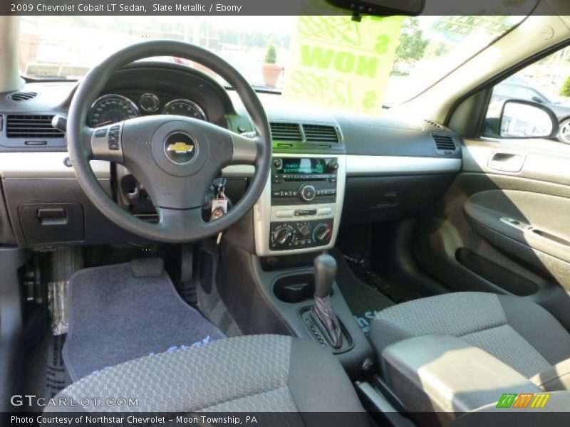 Slate Metallic / Ebony 2009 Chevrolet Cobalt LT Sedan