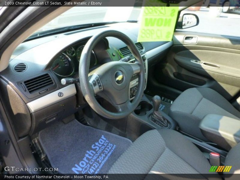 Slate Metallic / Ebony 2009 Chevrolet Cobalt LT Sedan