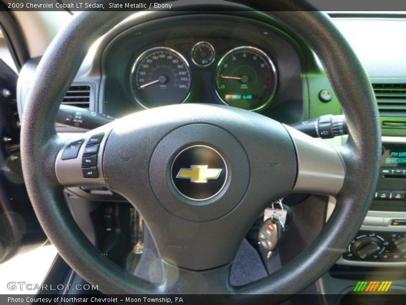 Slate Metallic / Ebony 2009 Chevrolet Cobalt LT Sedan