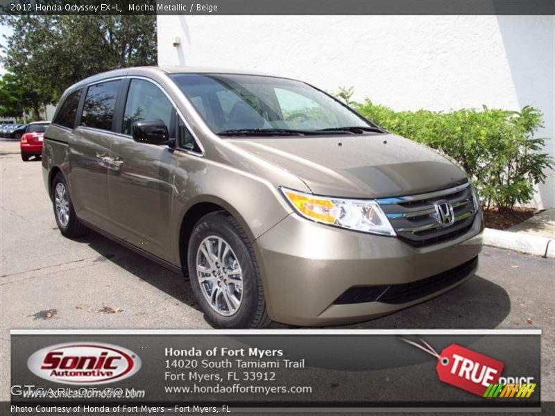 Mocha Metallic / Beige 2012 Honda Odyssey EX-L