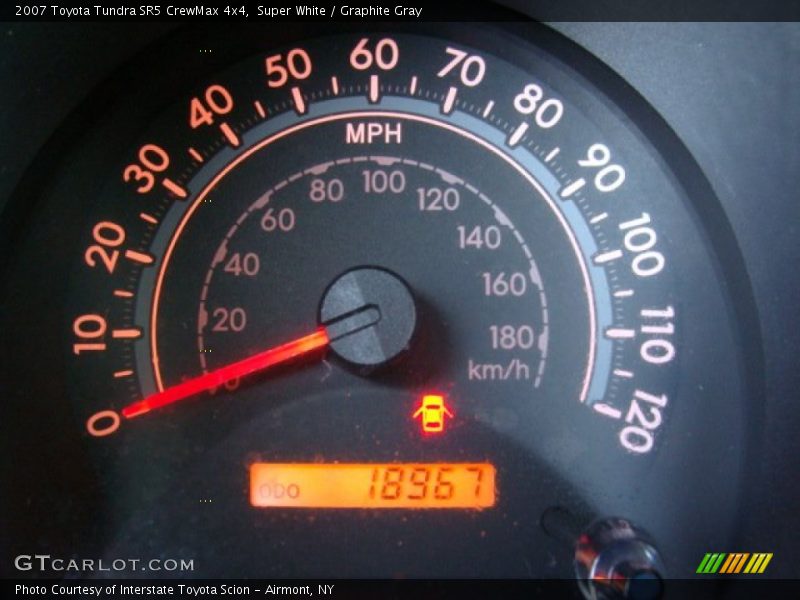 Super White / Graphite Gray 2007 Toyota Tundra SR5 CrewMax 4x4