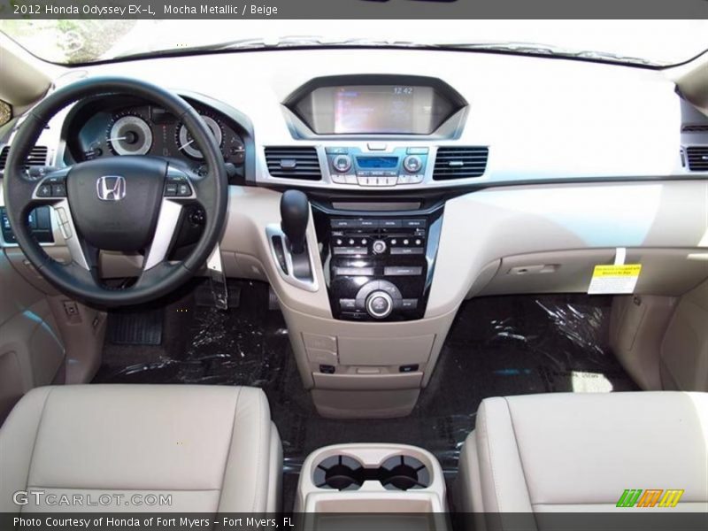 Mocha Metallic / Beige 2012 Honda Odyssey EX-L