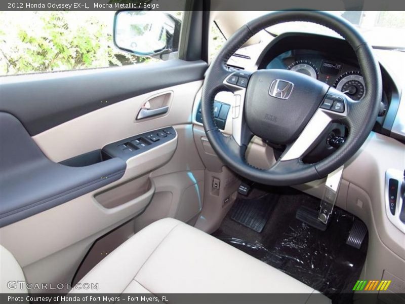 Mocha Metallic / Beige 2012 Honda Odyssey EX-L