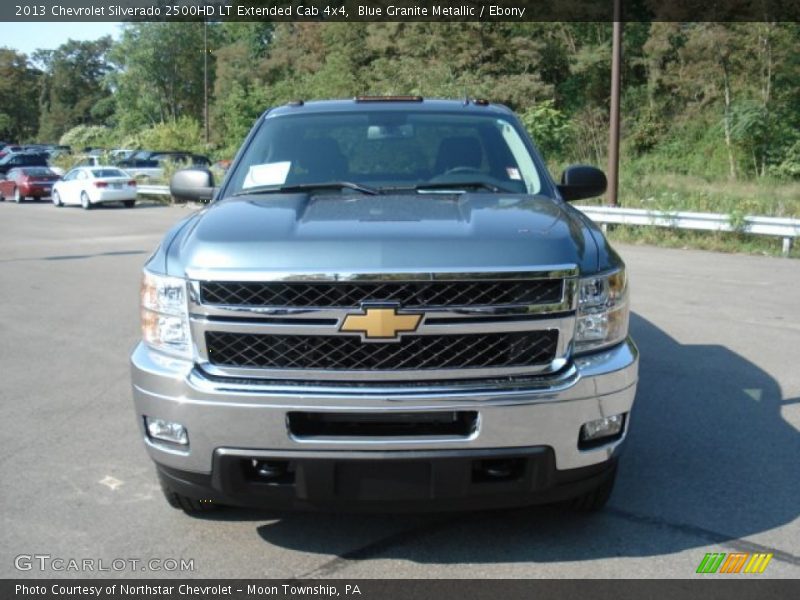 Blue Granite Metallic / Ebony 2013 Chevrolet Silverado 2500HD LT Extended Cab 4x4
