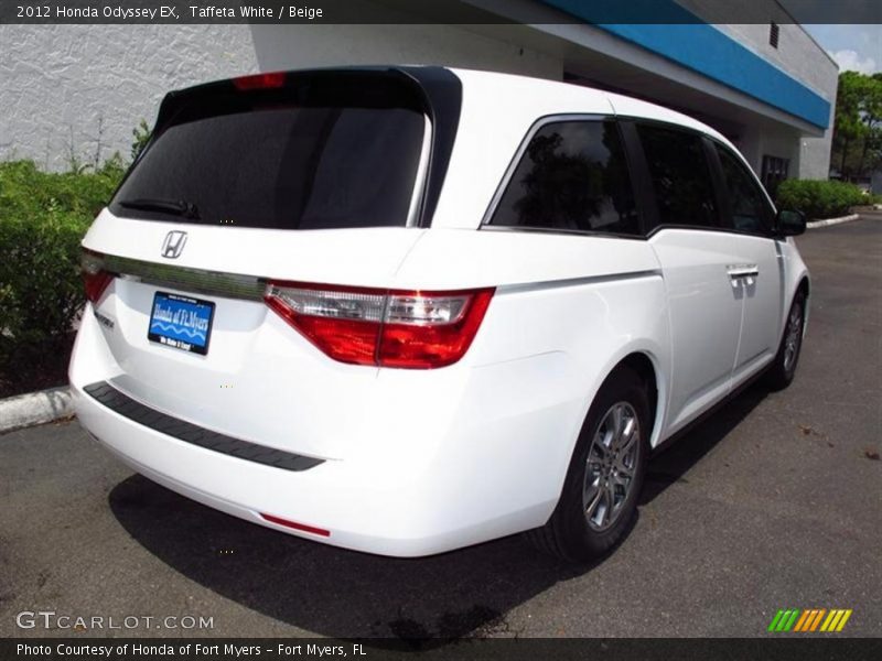 Taffeta White / Beige 2012 Honda Odyssey EX