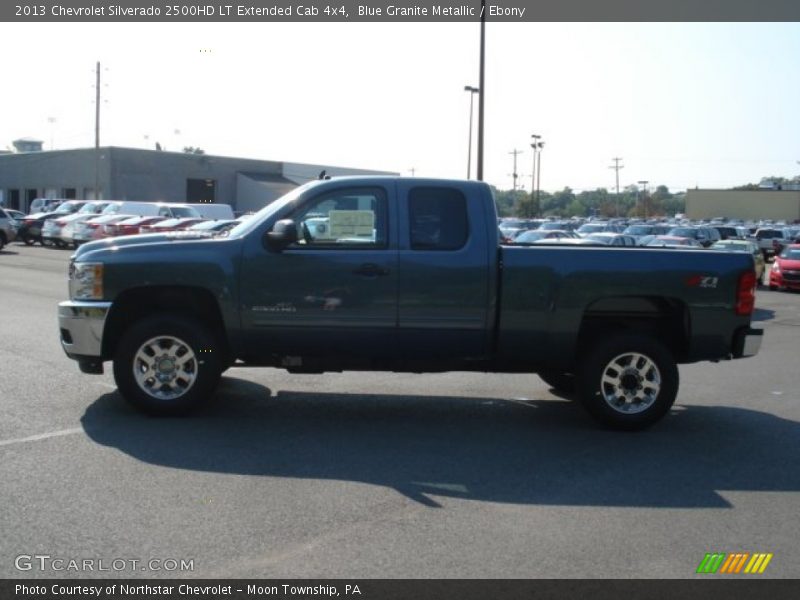 Blue Granite Metallic / Ebony 2013 Chevrolet Silverado 2500HD LT Extended Cab 4x4