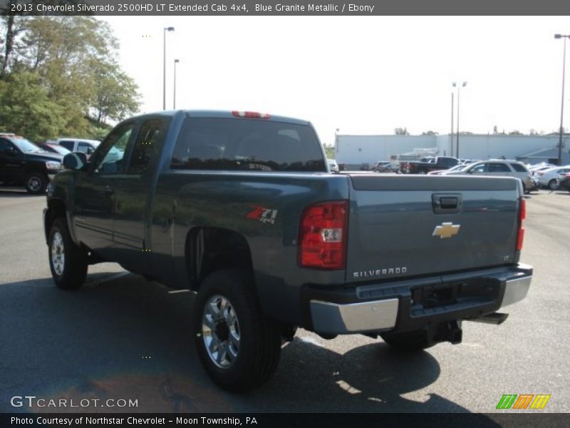 Blue Granite Metallic / Ebony 2013 Chevrolet Silverado 2500HD LT Extended Cab 4x4