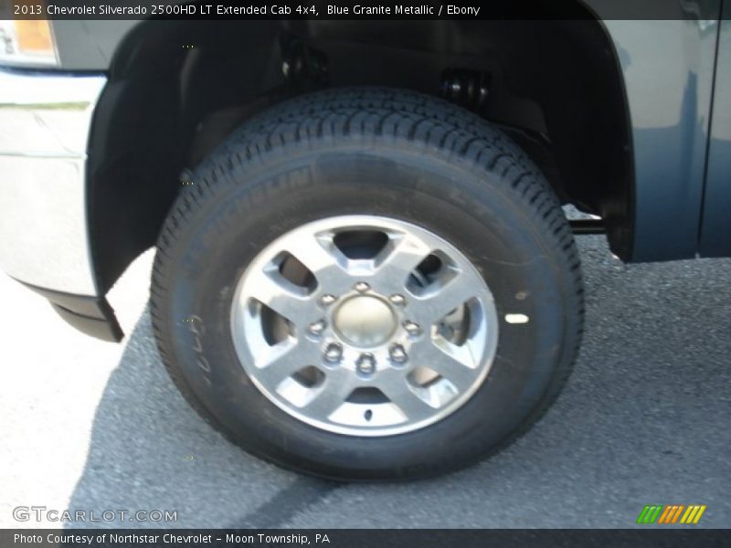 Blue Granite Metallic / Ebony 2013 Chevrolet Silverado 2500HD LT Extended Cab 4x4