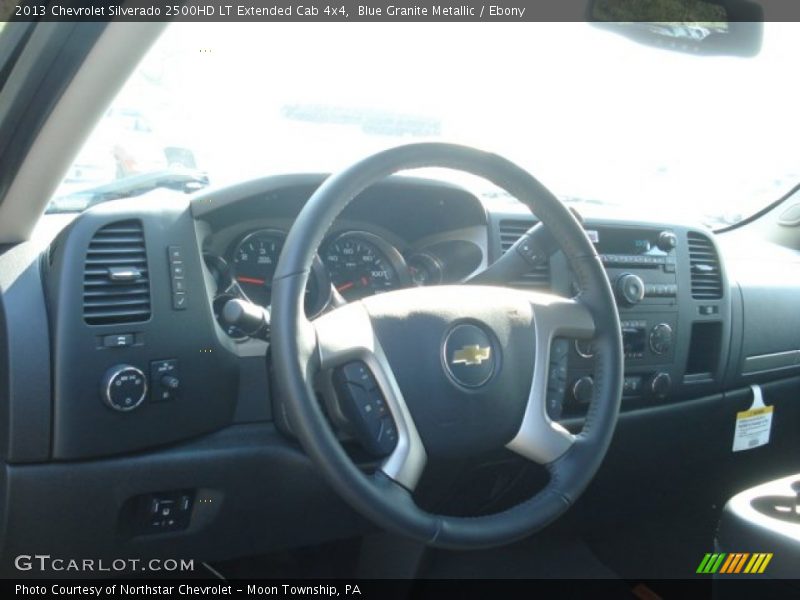 Blue Granite Metallic / Ebony 2013 Chevrolet Silverado 2500HD LT Extended Cab 4x4