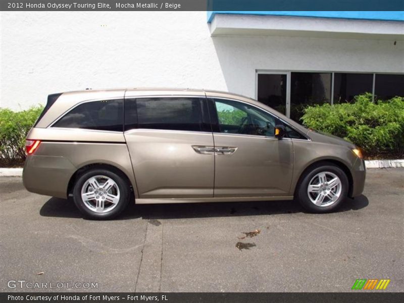 Mocha Metallic / Beige 2012 Honda Odyssey Touring Elite