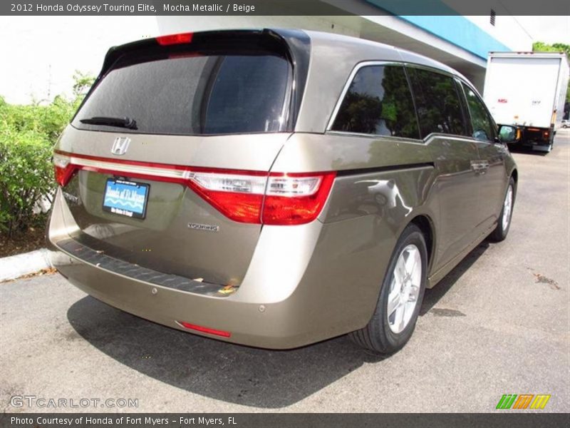 Mocha Metallic / Beige 2012 Honda Odyssey Touring Elite