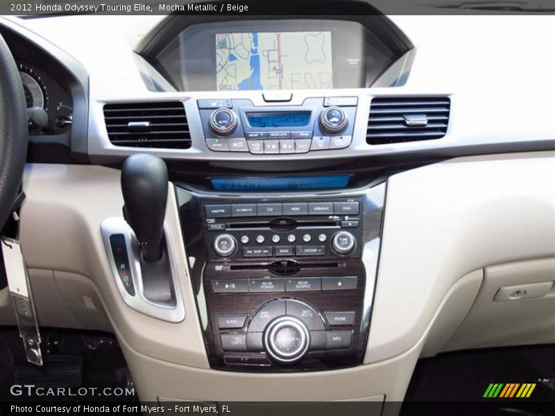 Mocha Metallic / Beige 2012 Honda Odyssey Touring Elite