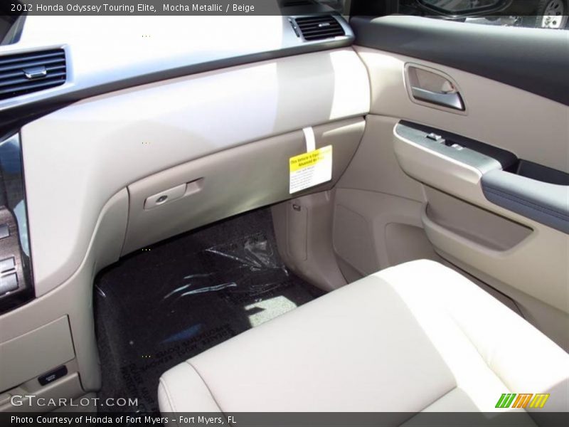 Mocha Metallic / Beige 2012 Honda Odyssey Touring Elite