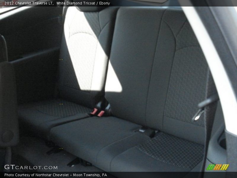 White Diamond Tricoat / Ebony 2012 Chevrolet Traverse LT