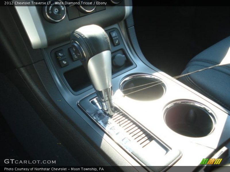 White Diamond Tricoat / Ebony 2012 Chevrolet Traverse LT