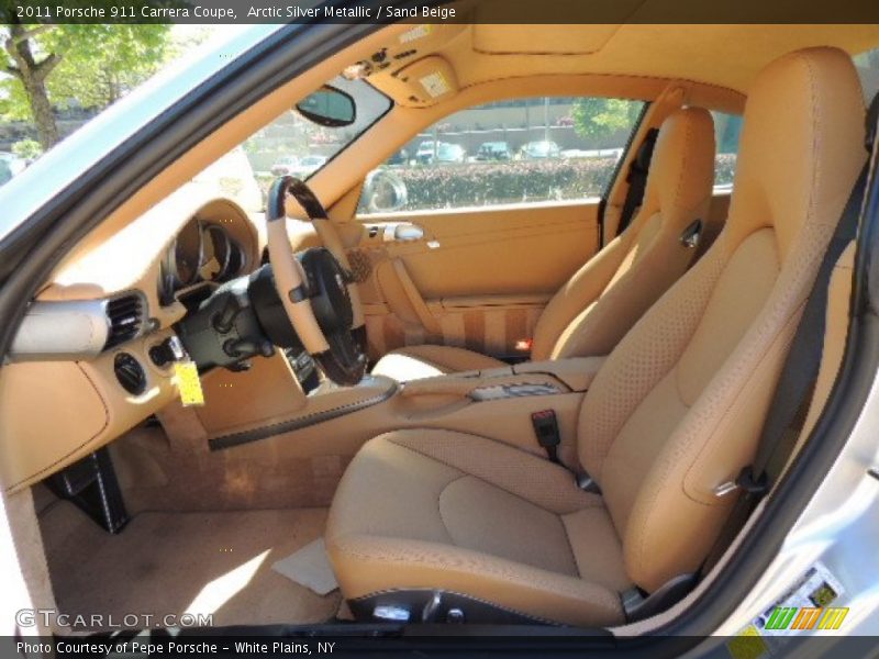  2011 911 Carrera Coupe Sand Beige Interior