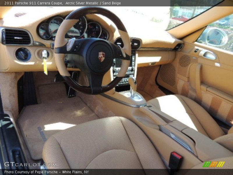  2011 911 Carrera Coupe Sand Beige Interior