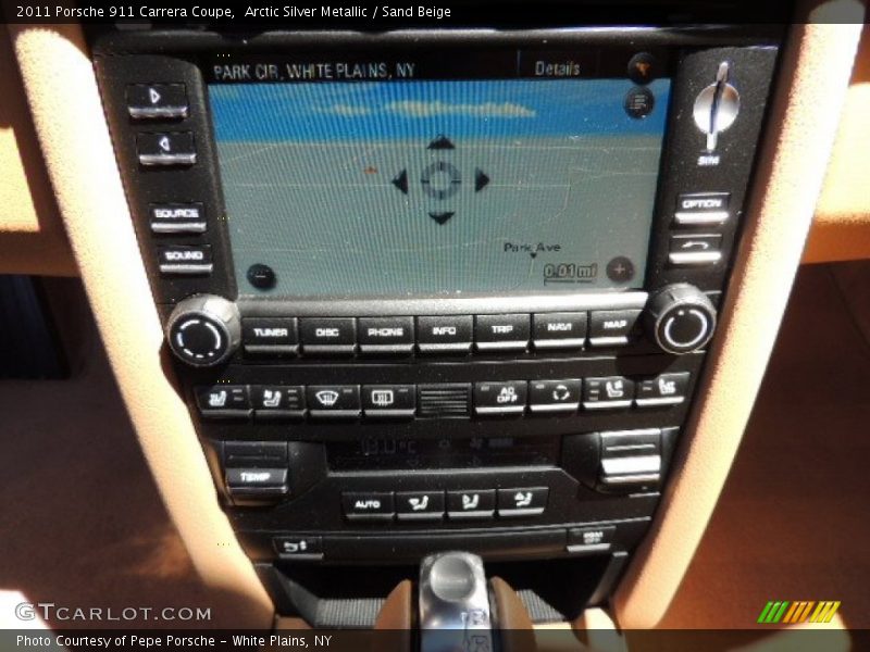 Arctic Silver Metallic / Sand Beige 2011 Porsche 911 Carrera Coupe