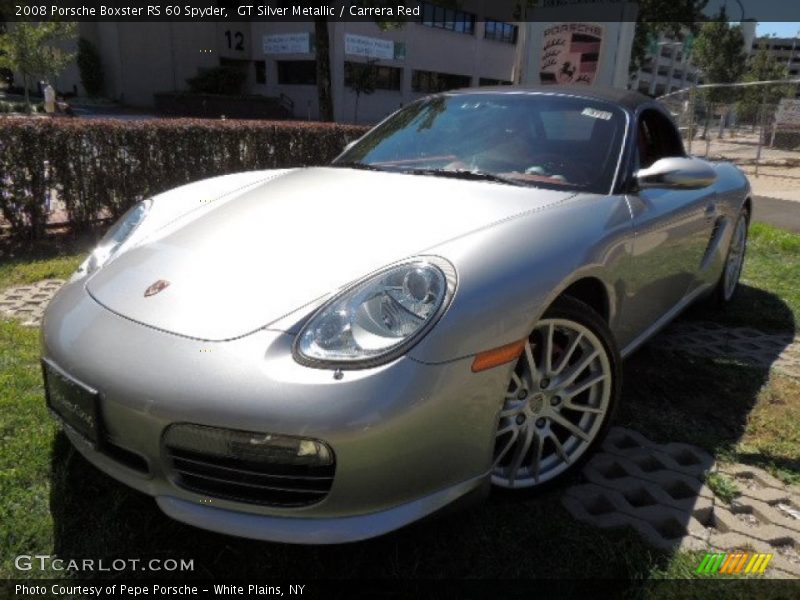 GT Silver Metallic / Carrera Red 2008 Porsche Boxster RS 60 Spyder