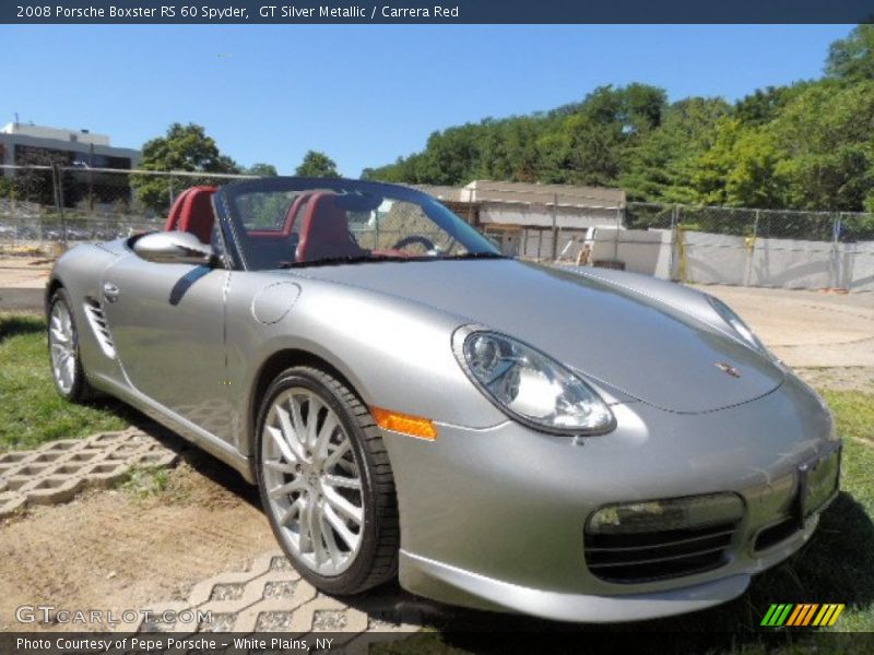GT Silver Metallic / Carrera Red 2008 Porsche Boxster RS 60 Spyder
