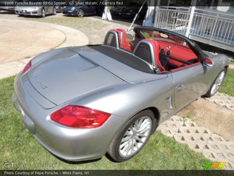 GT Silver Metallic / Carrera Red 2008 Porsche Boxster RS 60 Spyder
